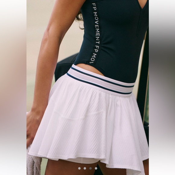 FP Movement by Free People Black and White Mini Skort - Picture 2 of 10